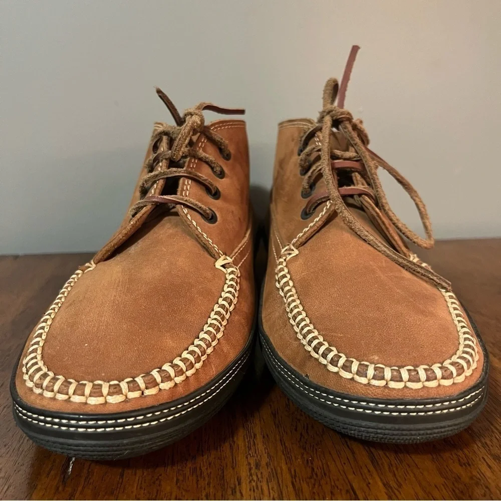 Tods Chukka Desert Dress Boots
Size 8.5 men’s. Camel leather. Vibram sole - Picture 6 of 16